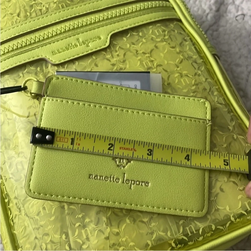Nanette Lepore Clear Green Slingbag